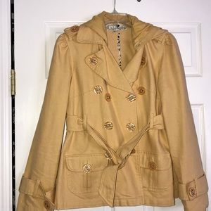 Jolt Yellow Coat with Hood!